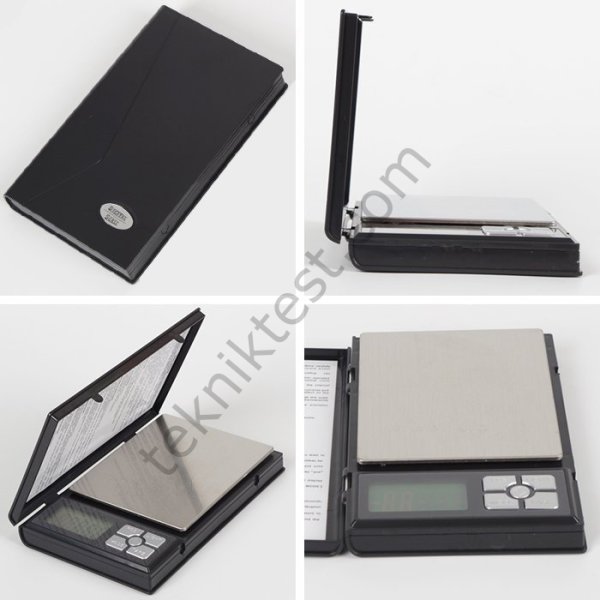 Notebook Kapaklı Cep Terazisi 0.1gr / 2kg