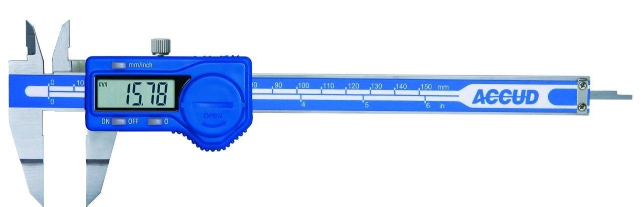 ACCUD 153-006-11 Dijital Dış Bıçak Ağızlı Kumpas 153 Serisi 0-150mm