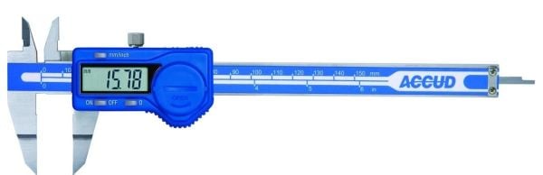 ACCUD 153-006-11 Dijital Dış Bıçak Ağızlı Kumpas 153 Serisi 0-150mm