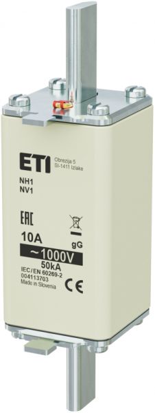 Eti NH1/85 gG 10A/1000V