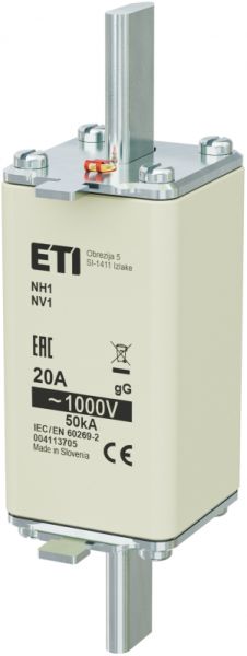 Eti NH1/85 gG 20A/1000V