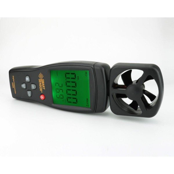 Smart Sensor AS 806 Rüzgar Hızı ve Sıcaklık Ölçer Anemometre