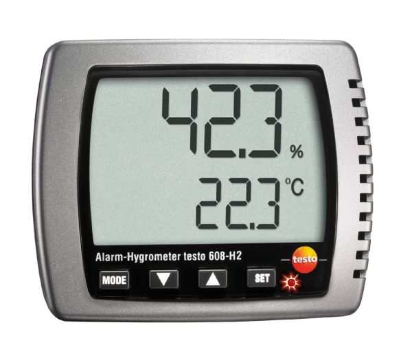 Testo 608-H2 Termohigrometre Alarmlı