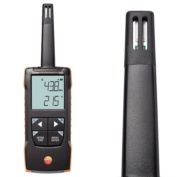 Testo 625 Nem / sıcaklık / yaş termometre / çiğleşme