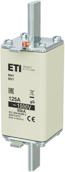 Eti NH1/85 gG 125A/1000V