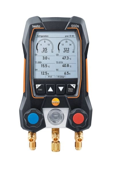 Testo 550S Akıllı Dijital Manifold Seti