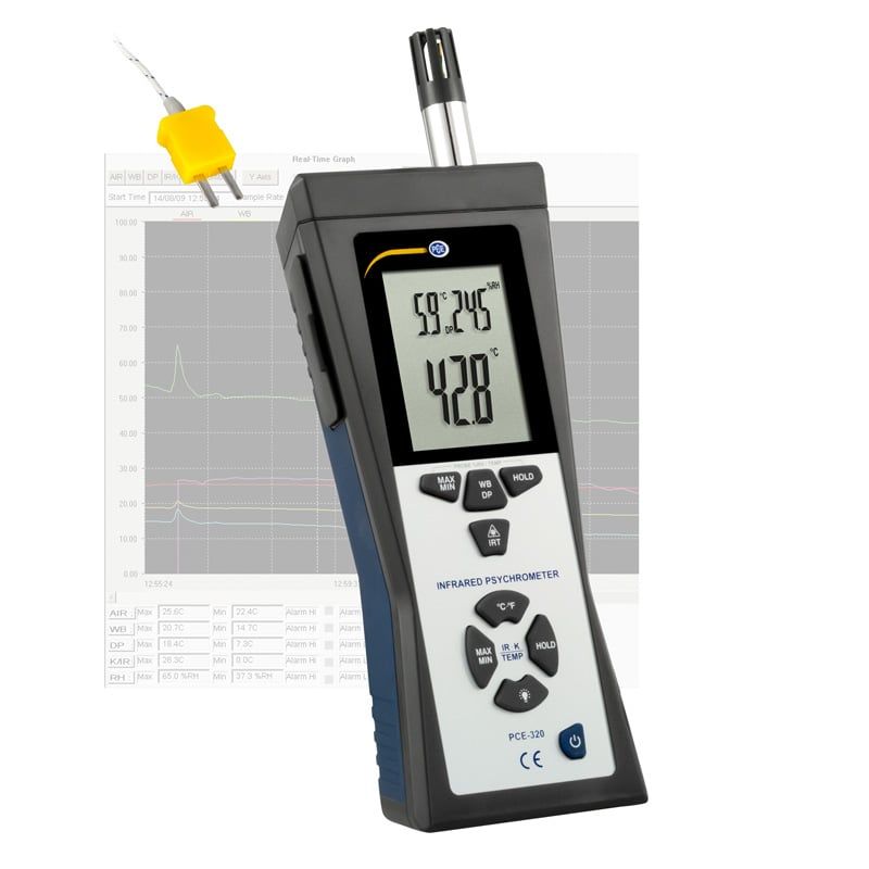PCE-320 Sıcaklık Ve Nem Ölçüm Cihazı