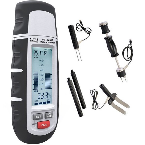 Cem Dt-125G Malzeme ve Ahşap Nemi Ölçer ( Ahşap Nemi: %1 . . . %75, yapı nemi: %0,1 . . . %2,4 )