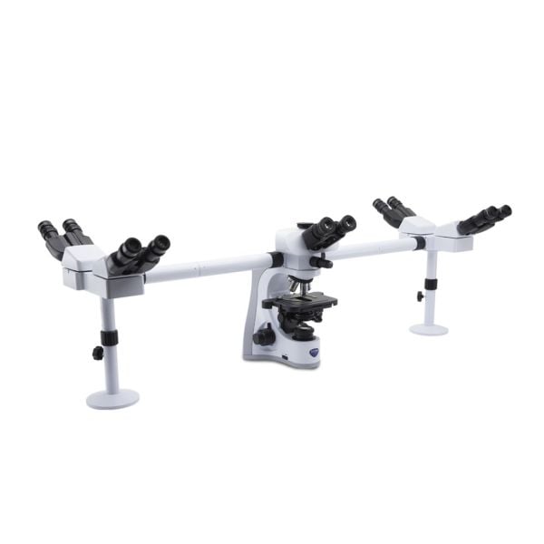 OPTIKA B-510-5 - 5 Başlıklı Eğitim Araştırma Mikroskobu - Trinoküler Mikroskop 1000x