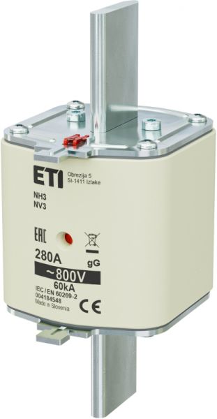 Eti NH3 gG 280A/800V