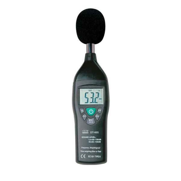 Cem DT-805 Gürültü Seviyesi Desibel Ölçer