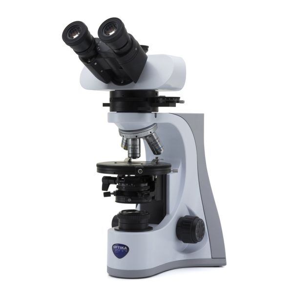 OPTIKA B-510POL Polarize Araştırma Mikroskobu - Trinoküler Mikroskop 400x