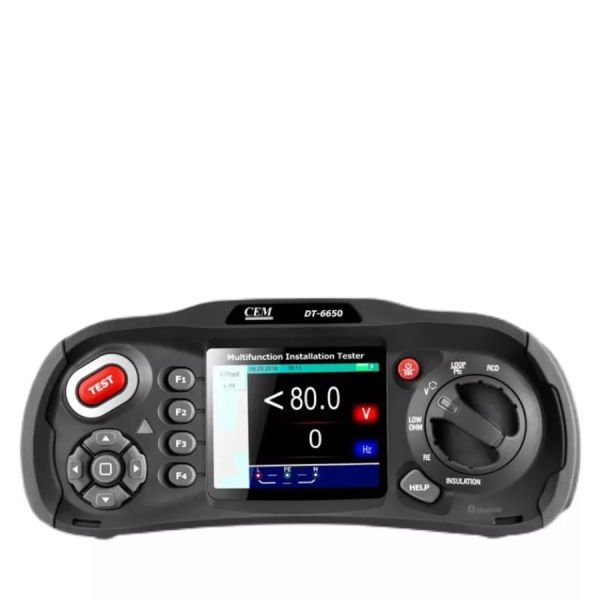 CEM DT-6650 Çok Fonksiyonlu Tesisat Test Cihazı