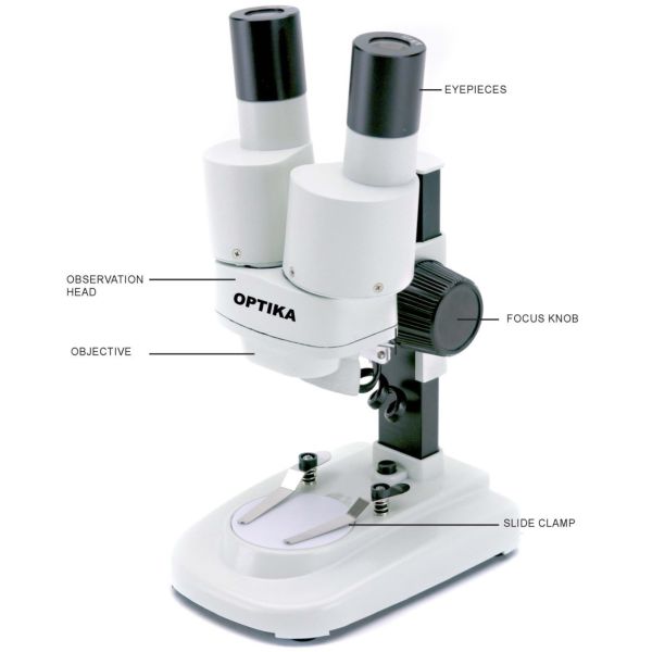 OPTIKA STX Binoküler Stereo Mikroskop - Başlangıç Seviyesi Öğrenci Mikroskobu