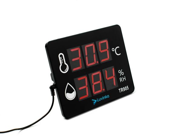 Luvinka TR905 Duvar Tipi Dijital Termo&Higrometre | Alarm-21cm Ekran