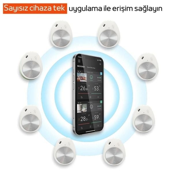 Luvinka DTH-8001 Bluetooth Sıcaklık ve Nem Ölçer Datalogger
