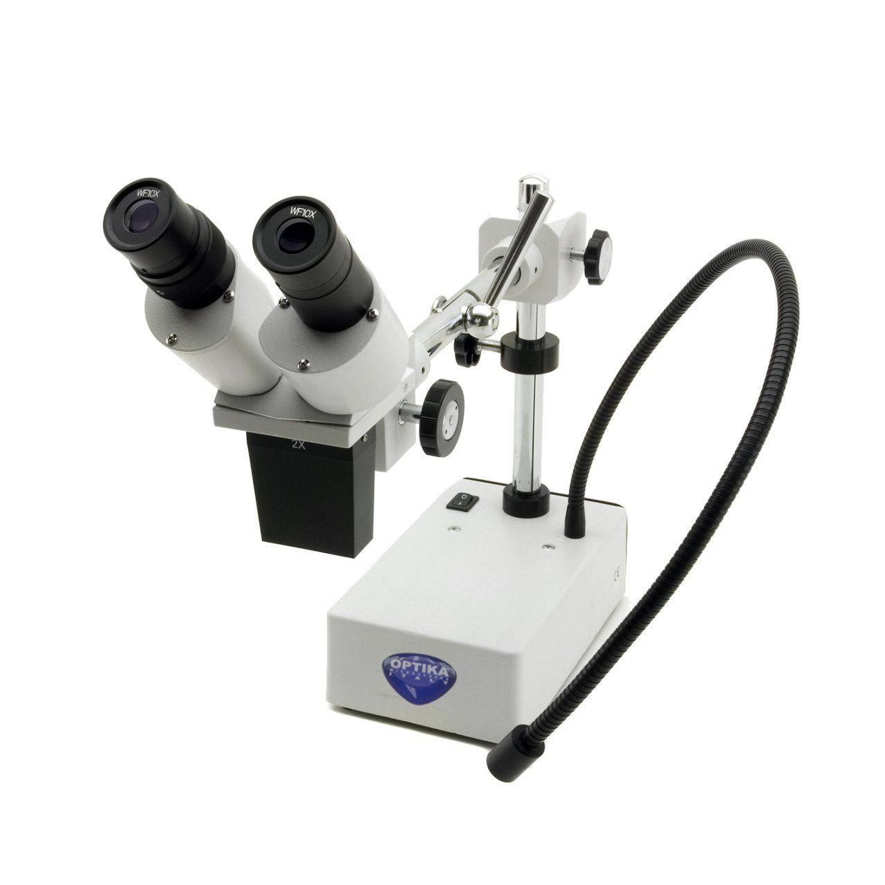 OPTIKA ST-50LED Hareketli Kollu Binoküler Stereo Mikroskop - 20X Büyütme