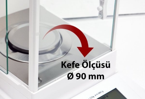 WSA-224T Dokunmatik Ekranlı Analitik Terazi (220 GR)