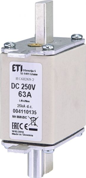 Eti NH00/K 63A/250V DC