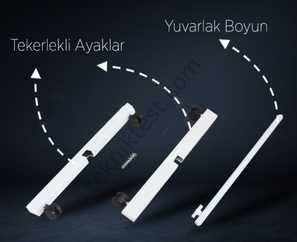 Büyüteç Ayağı (4 Tekerlekli)