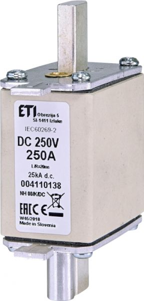 Eti NH00/K 250A/250V DC
