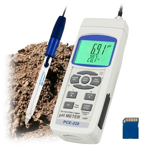 PCE-228SLUR Çamur pH Ölçer