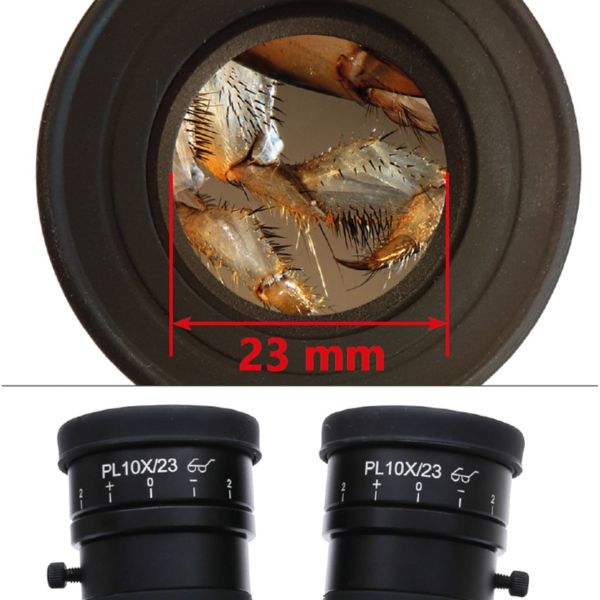 OPTIKA SZO-T Trinoküler Stereo Zoom Başlık - 6.7x-45x Mikroskop Başlığı - Click Stop