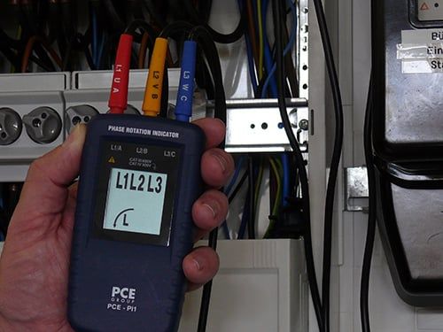 PCE-PI1 Faz Sırası Test Cihazı