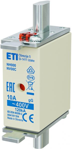 Eti NH000 gG 10A/400V
