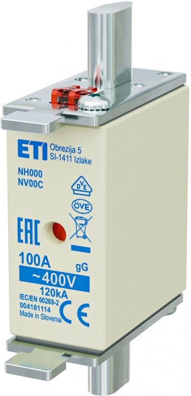 Eti NH000 gG 100A/400V