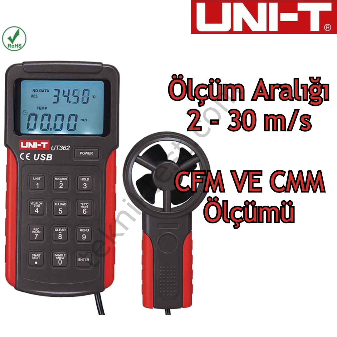 Anémomètre UNI-T UT362