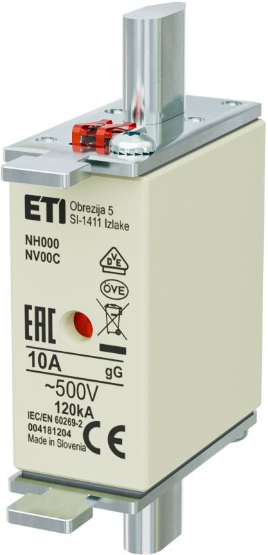 Eti NH000 gG 10A/500V
