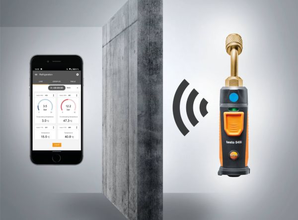 Testo 549i - akıllı telefon ile yönetilebilen yüksek basınç ölçüm cihazı