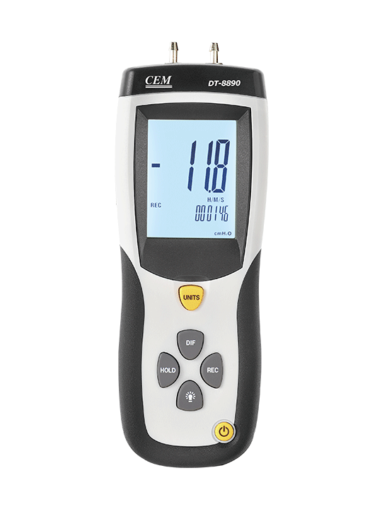 Cem DT-8890 Fark Basınç Ölçer Manometre