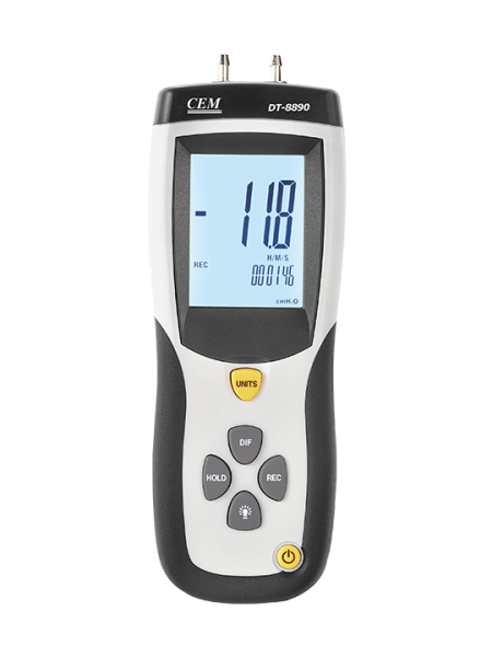 Cem DT-8890 Fark Basınç Ölçer Manometre