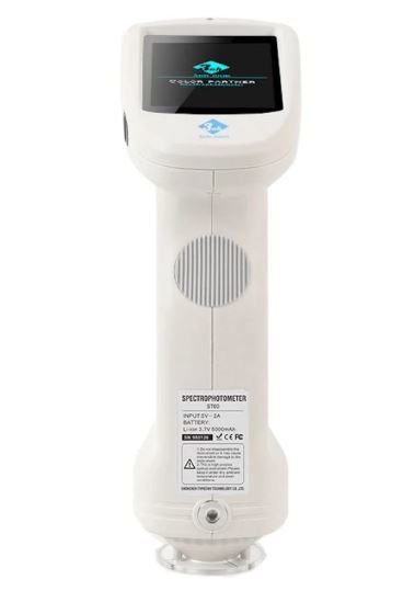 3nh ST50 Renk Ölçer Spektrofotometre - Renk Ölçüm Cihazı Dahili fotodiyot dizisi (çift 20 grup) Silikon Fotodiyot Sensörler - 3,5'' TFT Dokunmatik Ekran - 400-700nm