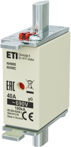 Eti NH000 gG 40A/690V