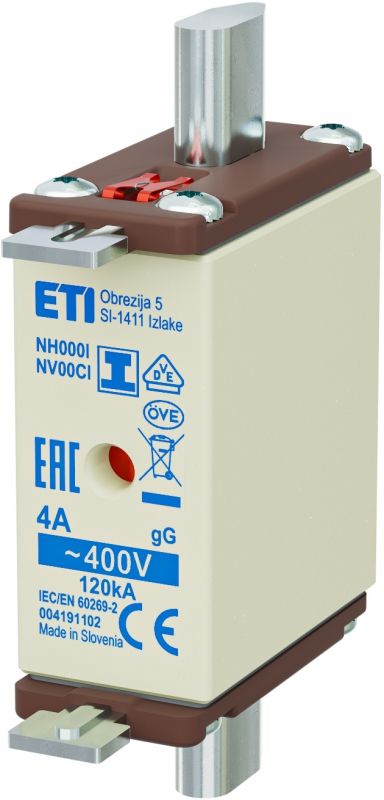 Eti NH000/I gG 4A/400V