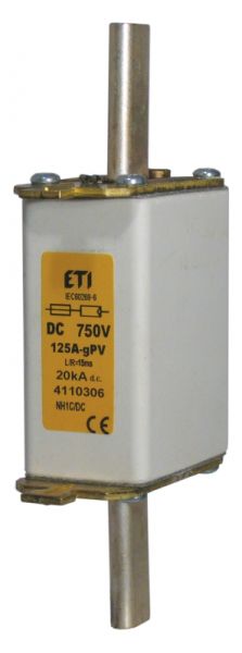Eti NH0 gR 100A/750V DC