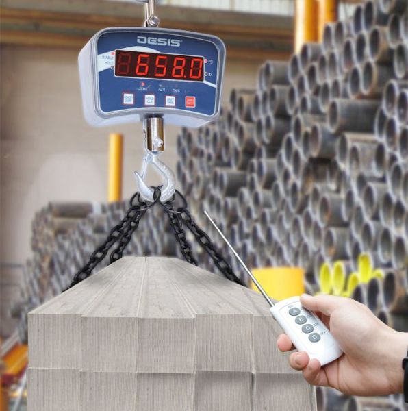 Desis OCS-B Dijital Vinç Baskülü - Hassasiyet: 0,5 kg. Max: 1000 kg.