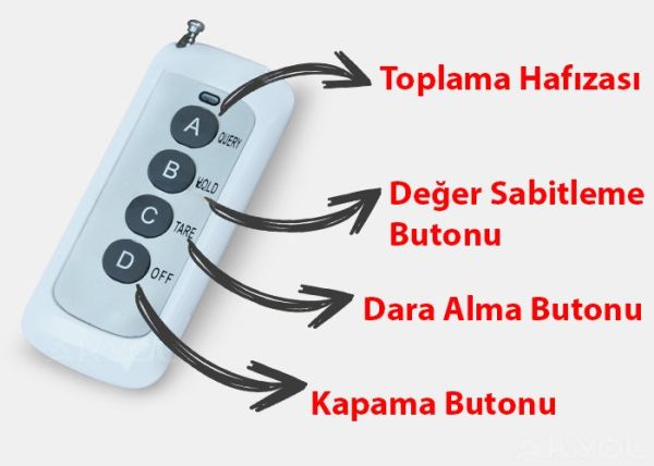 Desis OCS-A Dijital Vinç Baskülü - Hassasiyet:1 kg. Max: 3 ton.