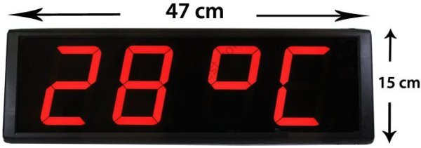 Loyka ST-104 Işıklı Termometre Saat