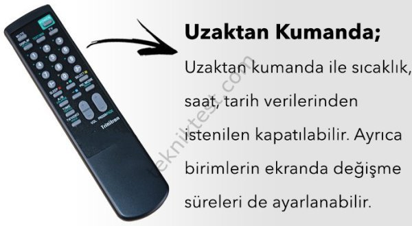 Loyka ST-104 Işıklı Termometre Saat