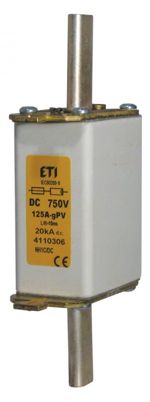 Eti NH1C gR 80A/750V DC