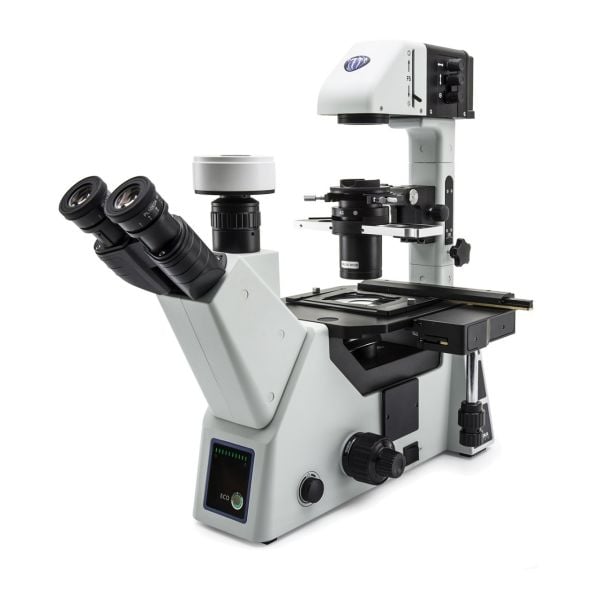 OPTIKA IM-5 Inverted Faz Kontrast Mikroskop - Ters Araştırma Mikroskobu - LED Aydınlatma