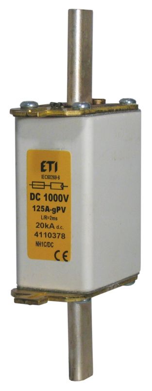 Eti NH0 gR 80A/1000V DC