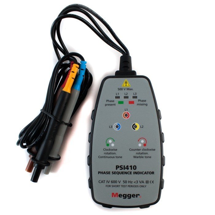 Megger PSI410 Faz Sırası Test Cihazı