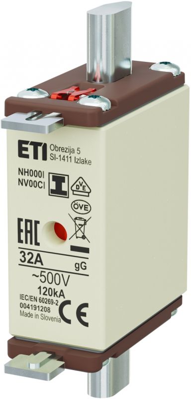 Eti NH000/I gG 32A/500V