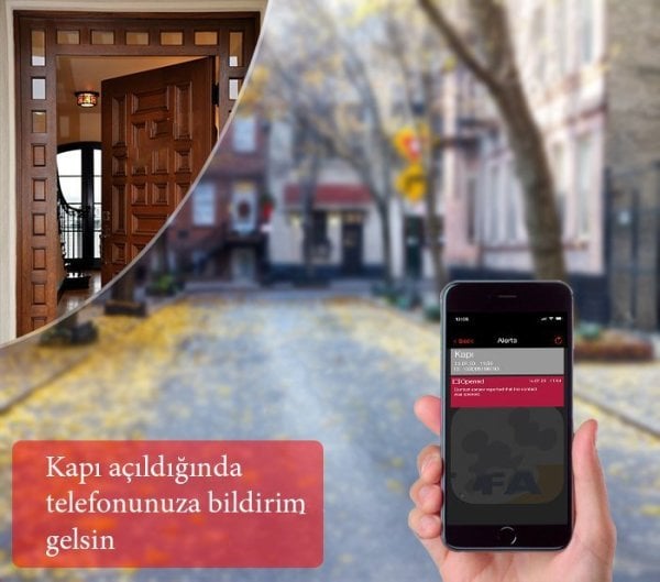 TFA Weatherhub WH3311 Kapı Açıldı İkazı + Oda Sıcaklık Takibi Set