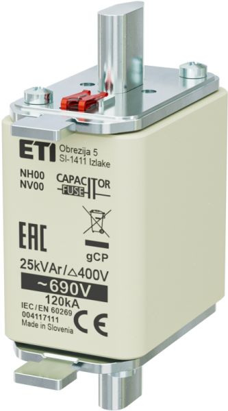 Eti NH00 gCP 25kVAr/690V